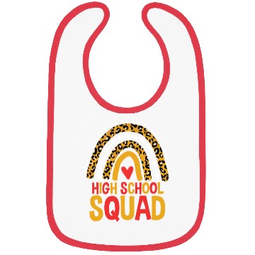 Discover Back To School Leopard High School Squad Bibs