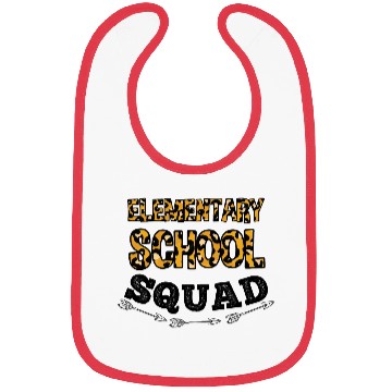 Discover Elementary School Squad Leopard Bibs