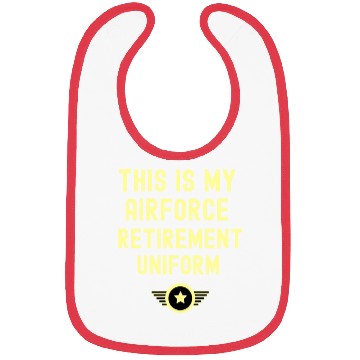 Discover This is My Air Force Retirement Uniform USAF Bibs