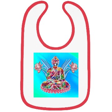 Discover Meditating Buddha Bibs