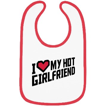 Discover I love my girlfriend Bibs
