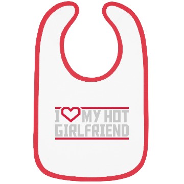 Discover I love my girlfriend Bibs