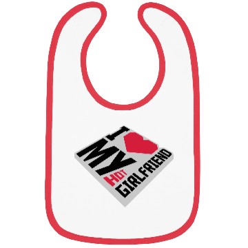 Discover I love my girlfriend Bibs