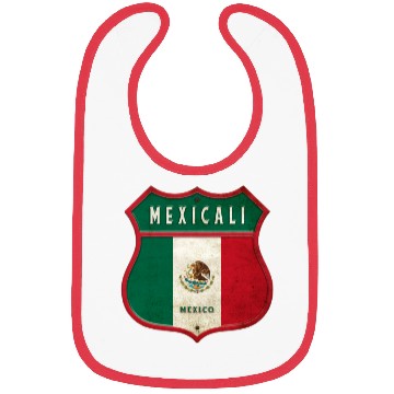 Discover Mexicali Mexico crest design Bibs