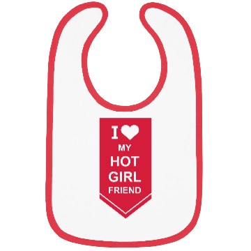 Discover I love my girlfriend Bibs