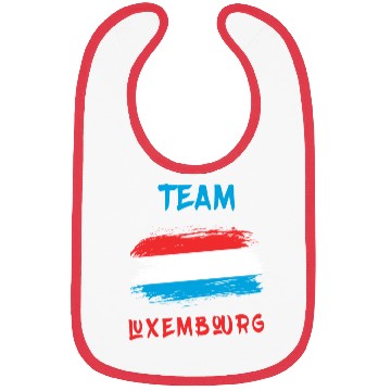 Discover Team Luxembourg flags design Bibs