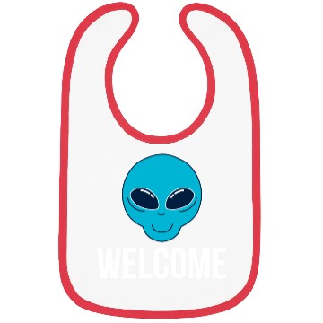 Discover Welcome aliens Bibs