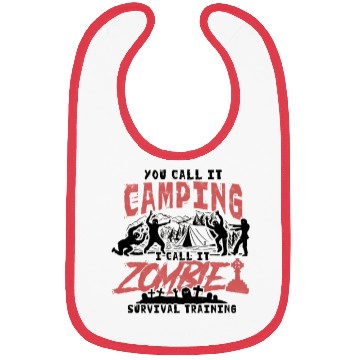 Discover Camping Zombie Survival Training - nature Bibs