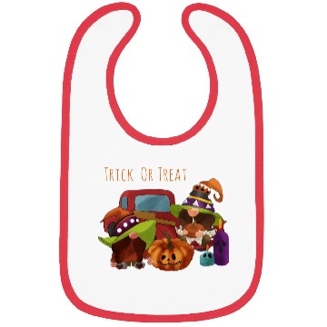 Discover Trick Or Treat Gnomes Bibs