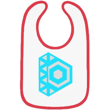 Discover Letter D Logo Robot Bibs