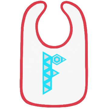 Discover Letter F Logo Robot Bibs