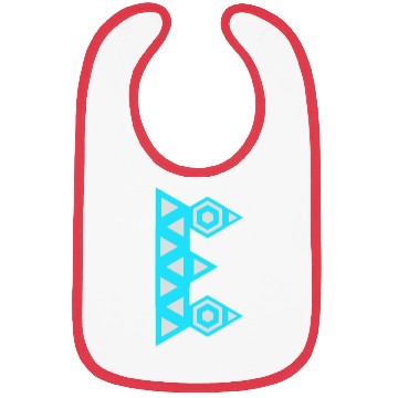 Discover Letter E Logo Robot Bibs