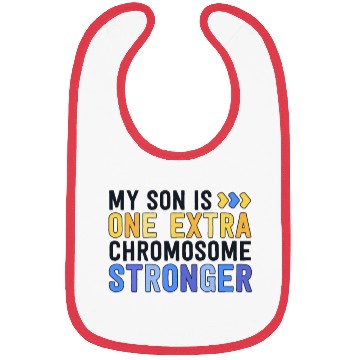 Discover Family Down Syndrome Awareness My Son One Extra Bibs