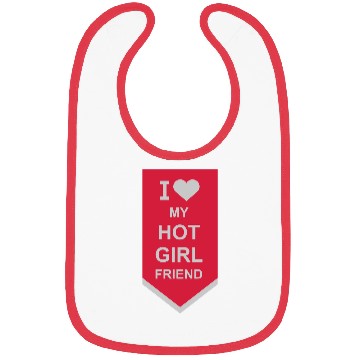 Discover I love my girlfriend Bibs