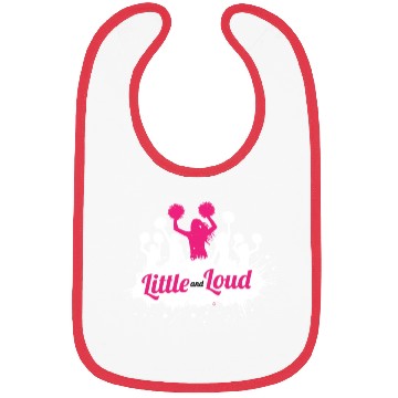 Discover Little And Loud Cheerleading Cheerleader Bibs