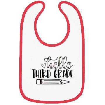 Discover HelloThird Grade Back to School Student Teacher Bibs