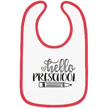 Discover Hello Preschool Teacher Student Back to School Bibs