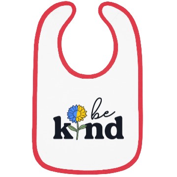 Discover Be Kind Yellow Blue Sunflower World Down Syndrome Bibs