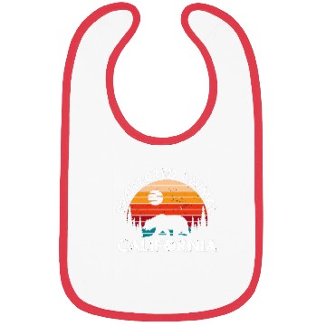 Discover California Bear Retro Bibs