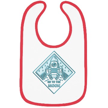 Discover Go to the moon Bibs