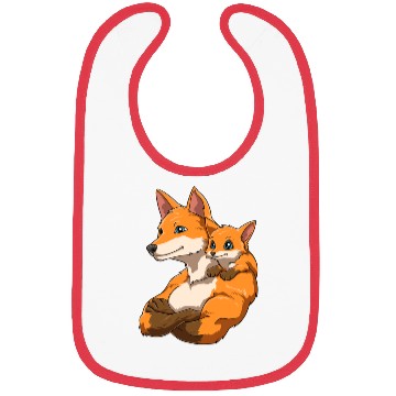 Discover Strong Fox with Fox Child for a Fox lovers Bibs