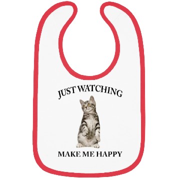 Discover cat lovers make me happy Bibs