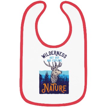 Discover Wilderness Get Out Out And Explore Nature Bibs