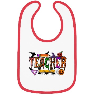 Discover Teacher Halloween Bibs