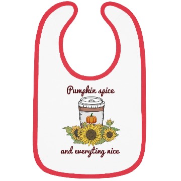 Discover Halloween Pumpkin Spice Everything Nice Funny Bibs