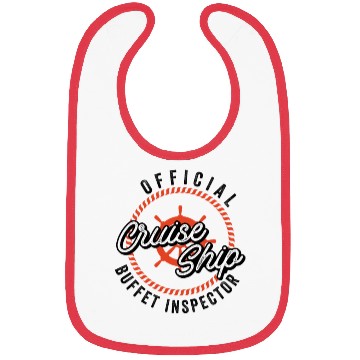 Discover Funny Cruise Ship Buffet Inspector Partners Bibs