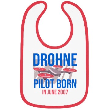 Discover Drone Pilot Drone Operator Born 2007 June Bibs