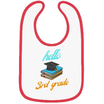 Discover 3rd Grade Team Neon Happy First Day Of School Bibs