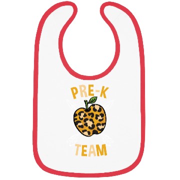 Discover Pre-K Back To School Team Leopard Print Bibs