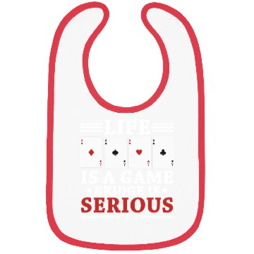 Discover Gambling Cards Poker Face Regulars' Table Bibs
