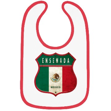 Discover Ensenada Mexico crest design Bibs