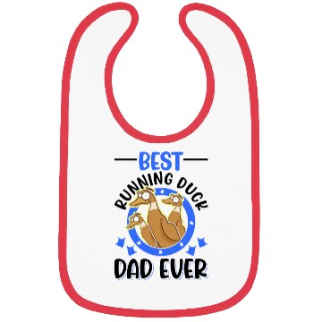 Discover Best Running Duck Dad Ever Bibs