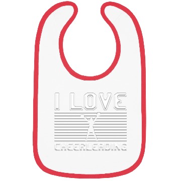 Discover I love cheerleading Bibs
