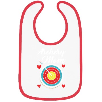 Discover Archery Mom Bow Arrow Bowman Mother Target Archer Bibs