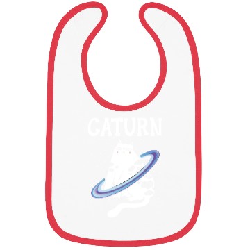 Discover Caturn Cat Owner Saturn Astronomer Astronomy Bibs