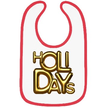Discover Holidays gold Bibs