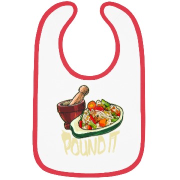 Discover Pound It Green Spicy Thai Papaya Salad Bibs