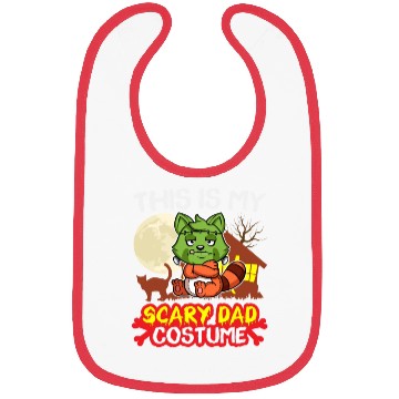 Discover This Is My Scary Dad Costume Funny Halloween Bibs