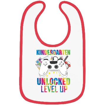 Discover Kindergarten Unlocked Level Up BackTo School Bibs