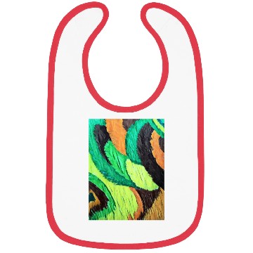 Discover Colorful flow grass art Bibs