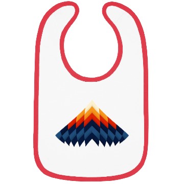 Discover Mountain abstract Bibs