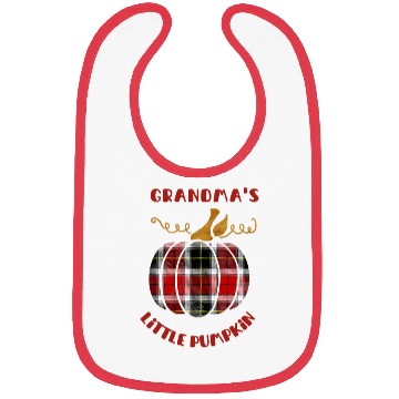 Discover Grandma's Little Pumpkin Bibs