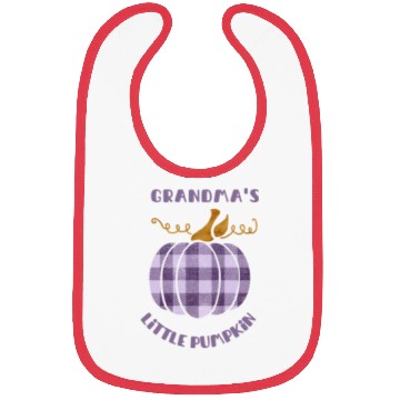 Discover Grandma's Little Pumpkin Bibs