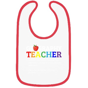 Discover Geography teacher definition, Geography teacher Bibs