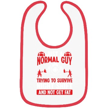 Discover Night Shift Firefighter Normal Guy Volunteer Bibs