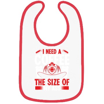 Discover Firefighter Coffee size my Ass Night Shift Firemen Bibs